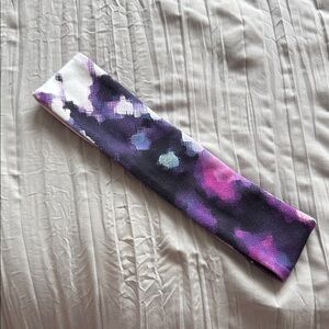 Purple and Black Tie-Dye lululemon Headband